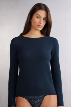 100% Cashmere Long Sleeve Top