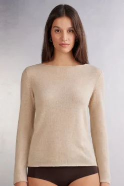 100% Cashmere Long Sleeve Top