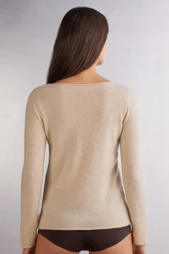 100% Cashmere Long Sleeve Top