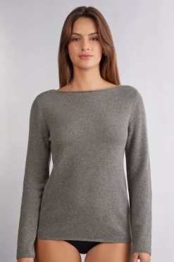 100% Cashmere Long Sleeve Top