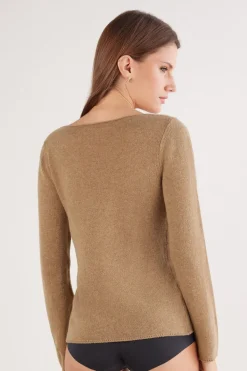 100% Cashmere Long Sleeve Top