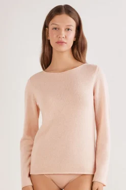 100% Cashmere Long Sleeve Top