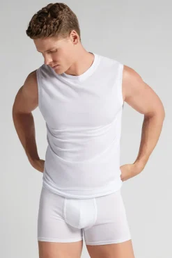 100% Extrafine Superior Cotton Wide Strap Tank Top