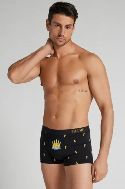 Beer Bottle Print Superior Cotton Boxers