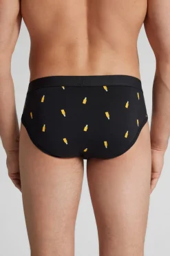Beer Bottle Print Superior Cotton Briefs