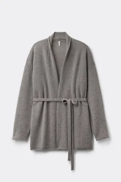 Belted Cardigan in 100% Cashmere