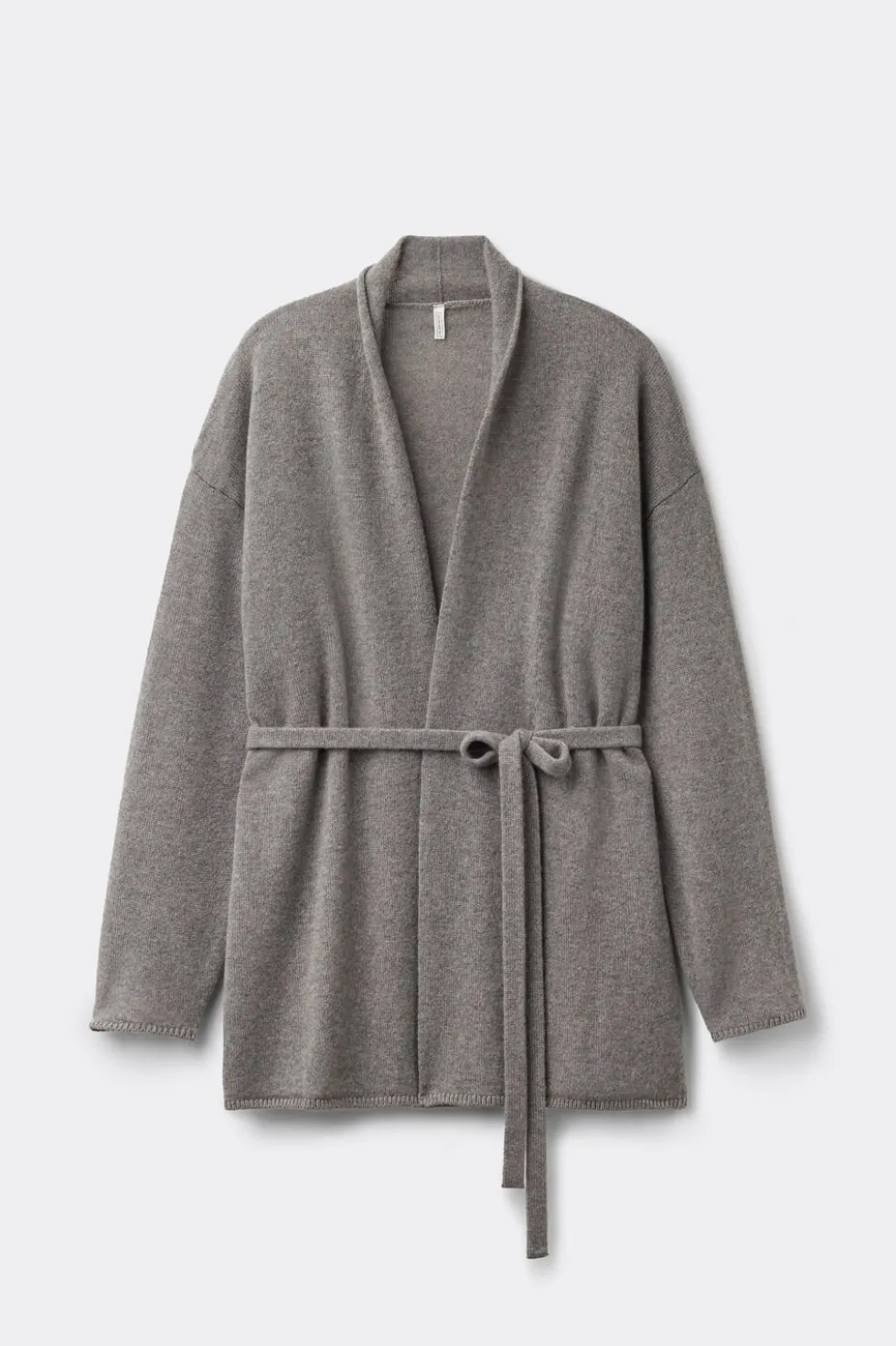 Belted Cardigan in 100% Cashmere