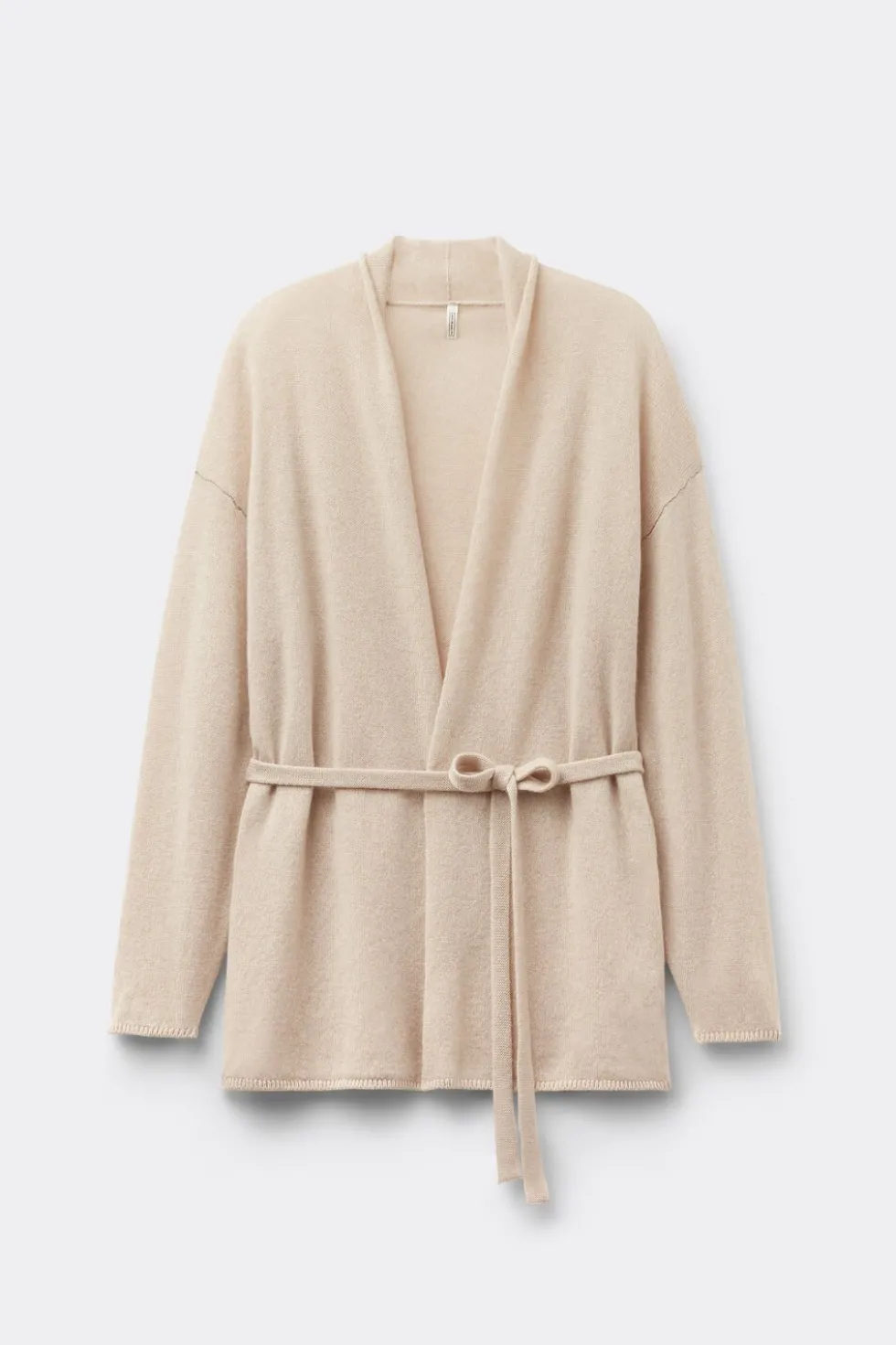 Belted Cardigan in 100% Cashmere