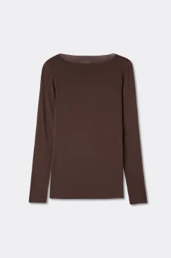 Boat Neck Modal Cashmere Ultralight Top