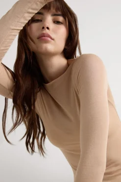 Boat Neck Modal Cashmere Ultralight Top