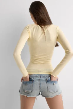 Boat Neck Modal Cashmere Ultralight Top