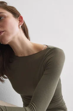 Boat Neck Modal Cashmere Ultralight Top