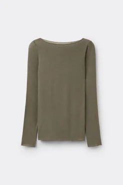 Boat Neck Modal Cashmere Ultralight Top