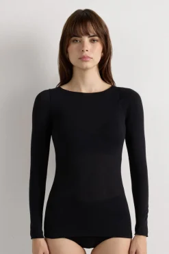 Boat Neck Modal Cashmere Ultralight Top
