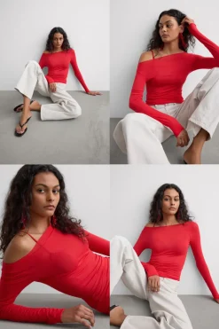 Boat Neck Modal Cashmere Ultralight Top