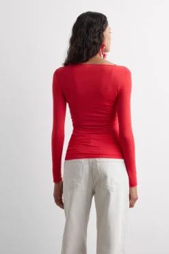 Boat Neck Modal Cashmere Ultralight Top