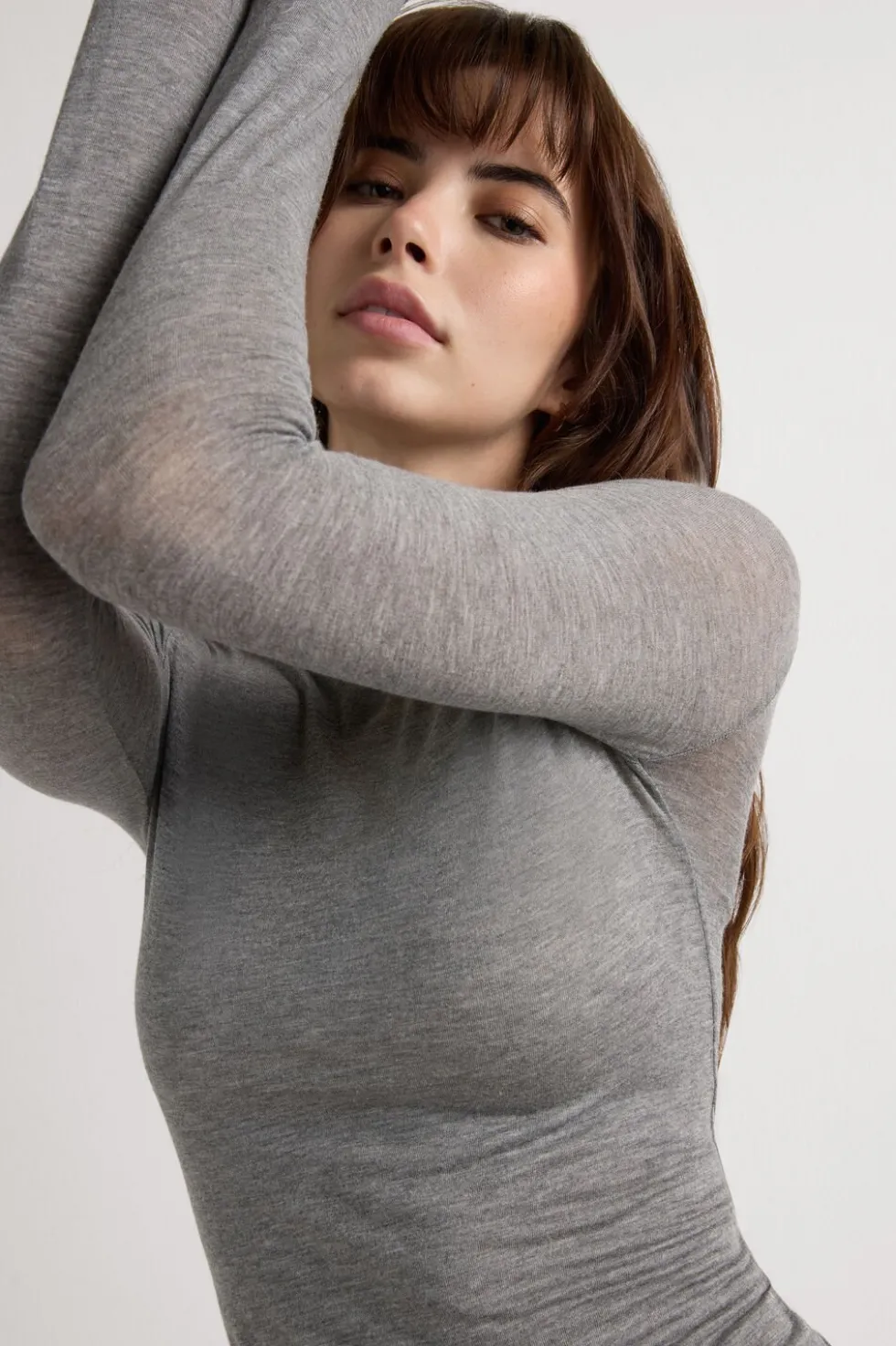 Boat Neck Modal Cashmere Ultralight Top