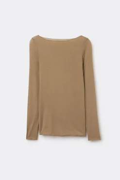 Boat Neck Modal Cashmere Ultralight Top