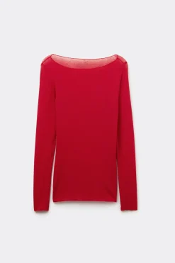 Boat Neck Modal Cashmere Ultralight Top