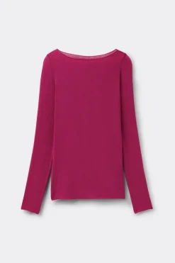 Boat Neck Modal Cashmere Ultralight Top