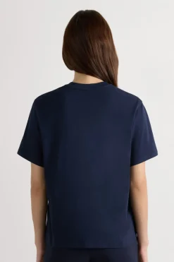 Boxy Fit Short Sleeve Top in Cotton