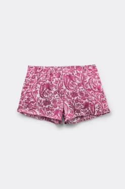 Brighten Your Day Viscose Satin Shorts