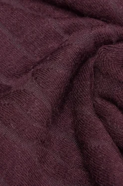 Cable Knit Bateau Neck Top in Ultralight with Cashmere