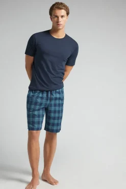 Check Print Cloth Shorts