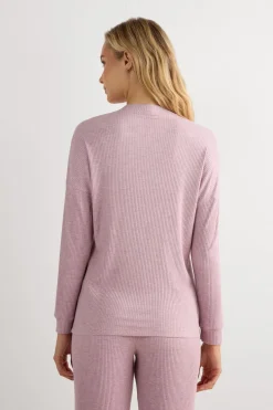 Chic Comfort Long Sleeve Modal Button-Up Top