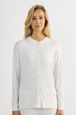 Chic Comfort Long Sleeve Modal Button-Up Top