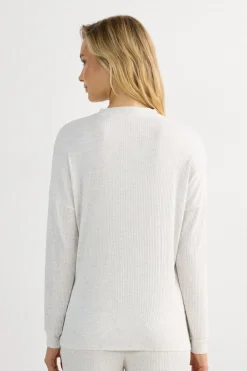 Chic Comfort Long Sleeve Modal Button-Up Top