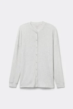 Chic Comfort Long Sleeve Modal Button-Up Top