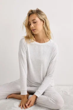 Comfort Chic Bateau Neck Long Sleeve Modal Top