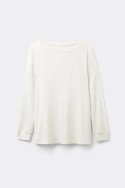 Comfort Chic Bateau Neck Long Sleeve Modal Top