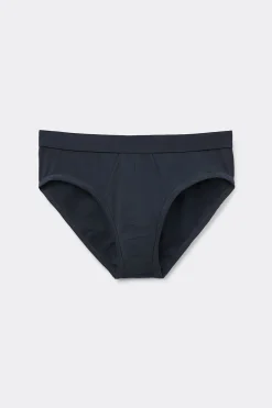 Cotton Briefs with Exposed Elastic