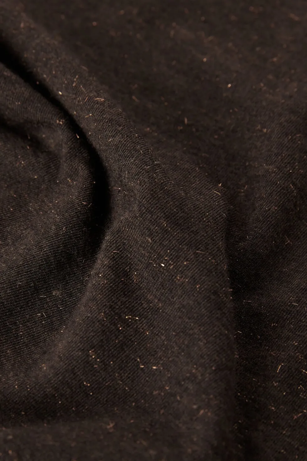 Crewneck Top in Modal Light with Cashmere Lamé