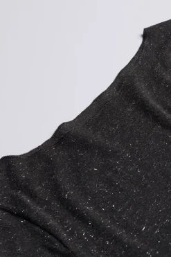 Crewneck Top in Modal Light with Cashmere Lamé