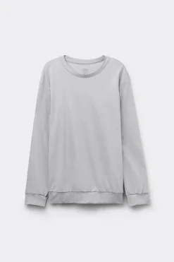 Elevated Cotton Long Sleeve Top in Cotton