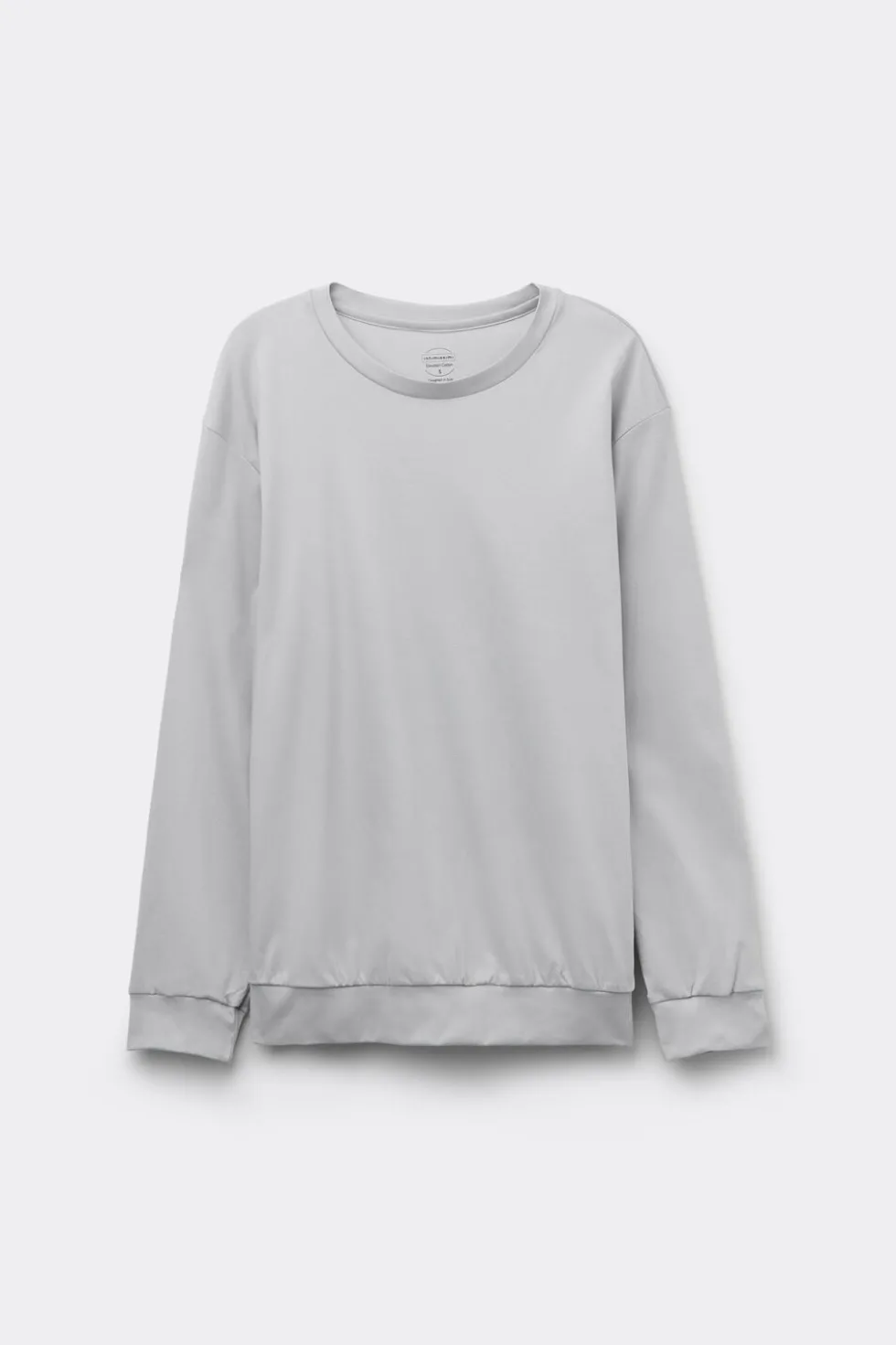 Elevated Cotton Long Sleeve Top in Cotton