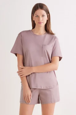 Elevated Cotton Short Sleeve Top