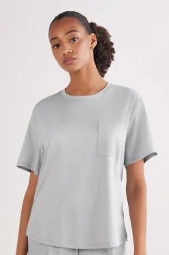 Elevated Cotton Short Sleeve Top