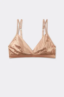 Emma Refined Everyday Bralette Triangle Bra in Silk