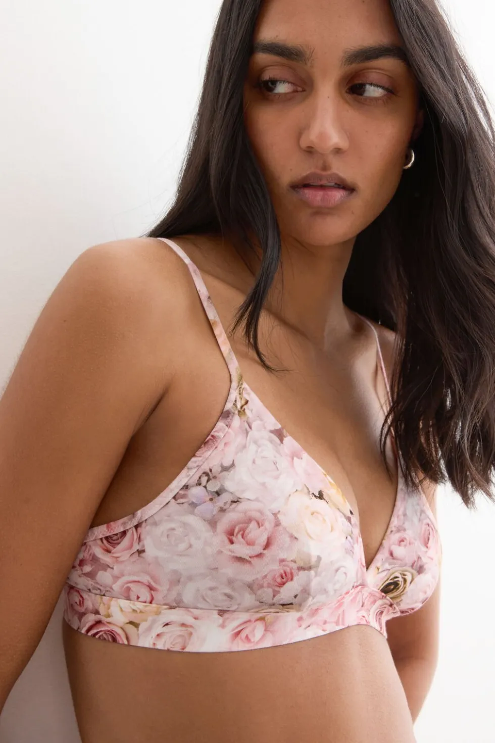 Emma Triangle Bra in Fresh Bamboo I Bloom for You