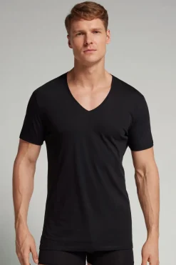 Extrafine Superior Cotton V-Neck T-Shirt
