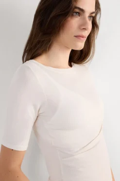 Fresh Bamboo Bateau Neck Top