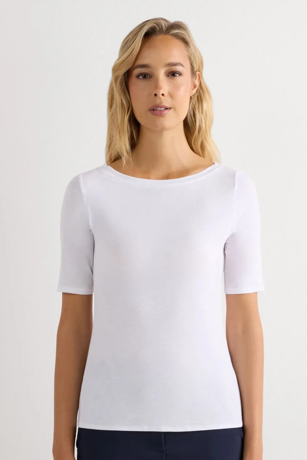 Fresh Bamboo Bateau Neck Top