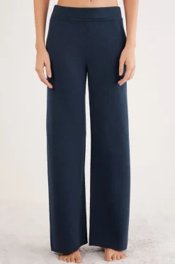 Full Length Palazzo Pants in 100% Cashmere