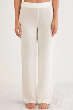 Full Length Palazzo Pants in 100% Cashmere