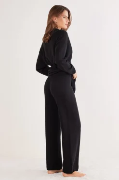 Full Length Palazzo Pants in 100% Cashmere