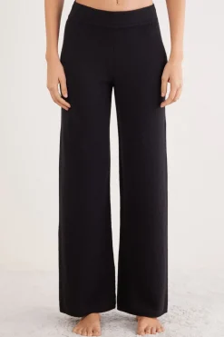 Full Length Palazzo Pants in 100% Cashmere